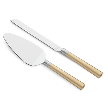 Wedgwood Vera Wang Cake Knife & Server - With Love - Gold